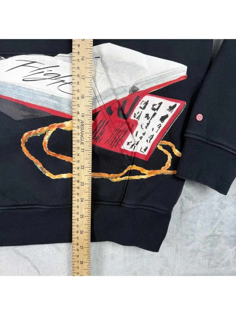 Jordan Artist Series Hoodie By Jacob Rochester Size L Basketball Graphic Rare